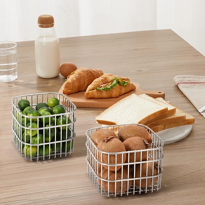 304SS Fruit Basket 3.5L Kitchen Storage Colander Produce Holder | 304 stainless - Image 6
