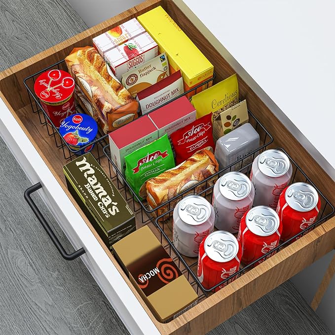 Joben Oligey 9 PACK Small Wire Storage Baskets - Image 4