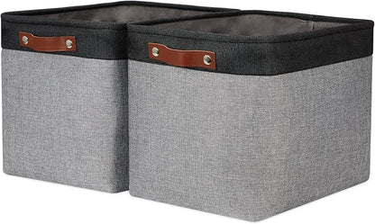 HNZIGE Large Storage Baskets Fabric Cloth Tall Baskets by HNZIGE