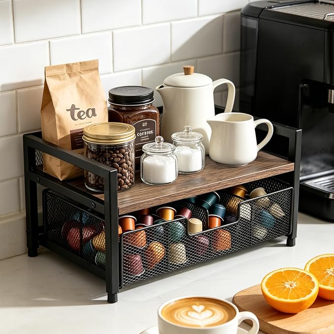 2 Tier Tea Bag Organizer and Storage - Image 2