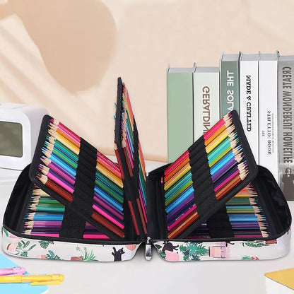 JAKAGO 220 Slots Colored Pencil Case Large Capacity Pen Holder - Image 8