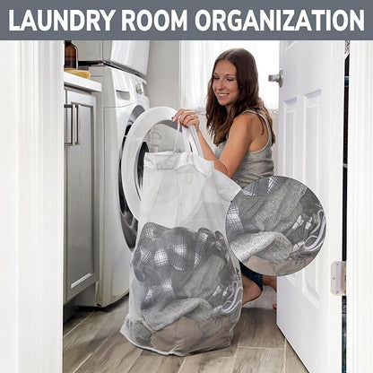 Goodpick Laundry Baskets 2-Pack, 75L Hamper - Image 5