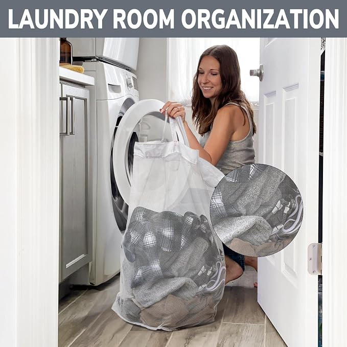 Goodpick Laundry Basket with Wheels, 75L Laundry Hamper - Image 5