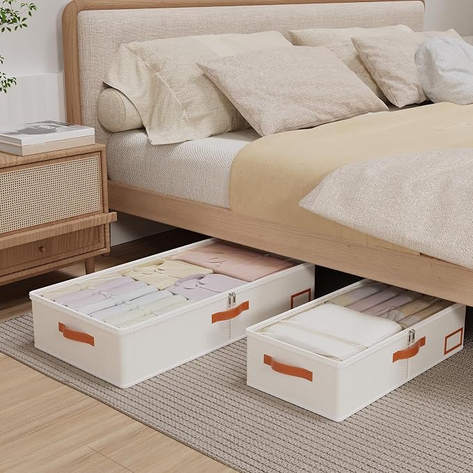Yawinhe Under Bed Storage Containers, 4 Pack, Bin - Image 3