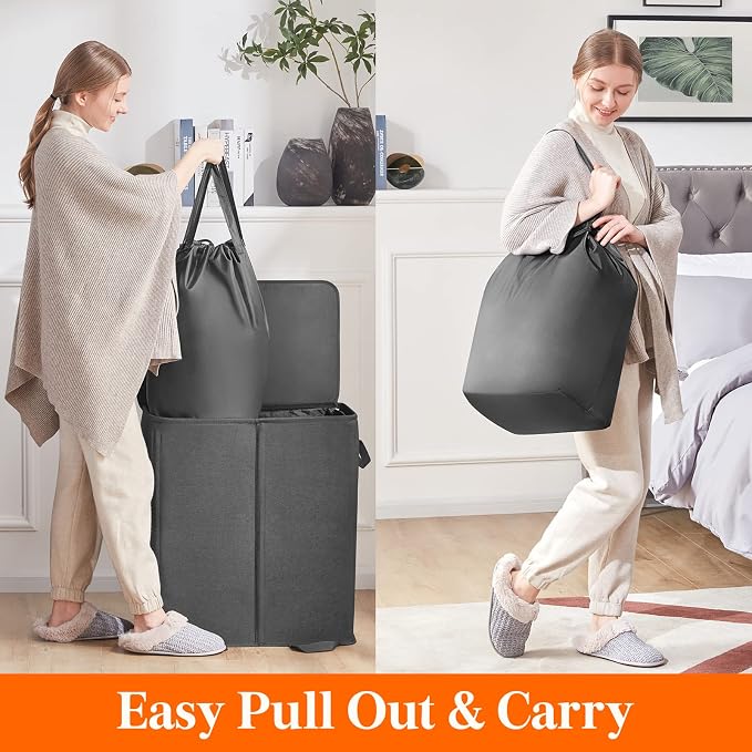 Lifewit Double Laundry Hamper - Image 5
