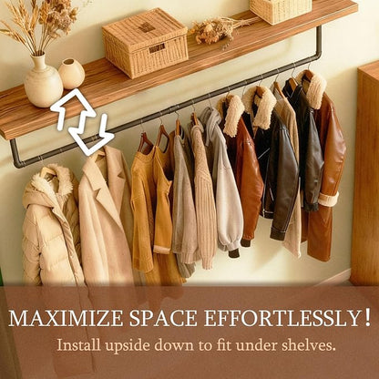 Wall Mounted Clothes Rack 38.5 Inch - Image 5