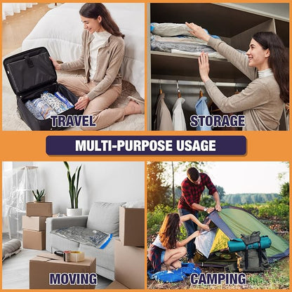 Travel Vacuum Bags with Electric Pump, Vacuum Travel Bags - Image 4