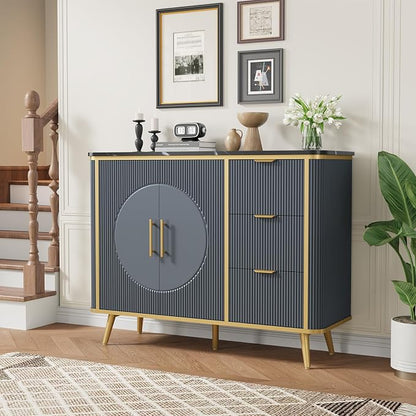 47.3" Modern Buffet Cabinet - Image 5