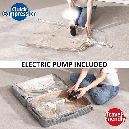 Hanging Vacuum Storage Bags, 4 Pack Hanging Storage Bags - Image 5