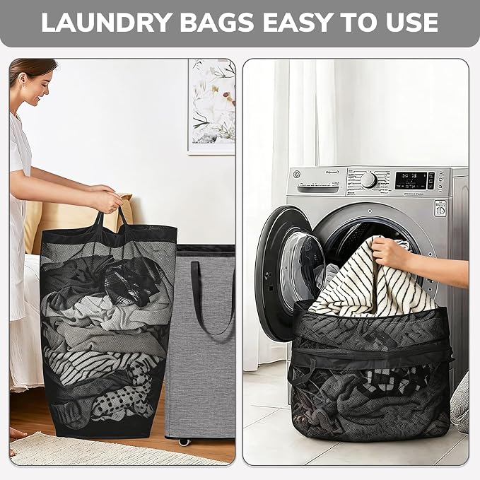 Goodpick 75L Rolling Laundry Basket, Large Laundry Hamper - Image 5