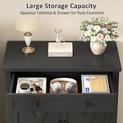 Farmhouse Shoe Storage Cabinet, 5-Tier High Boots Organizer - Image 5