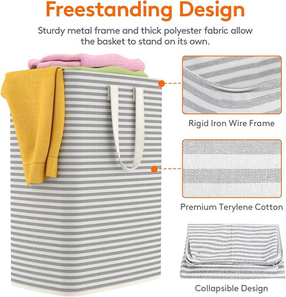 Lifewit 1 Pack Laundry Basket 65L Each, Collapsible Clothes Hamper - Image 2