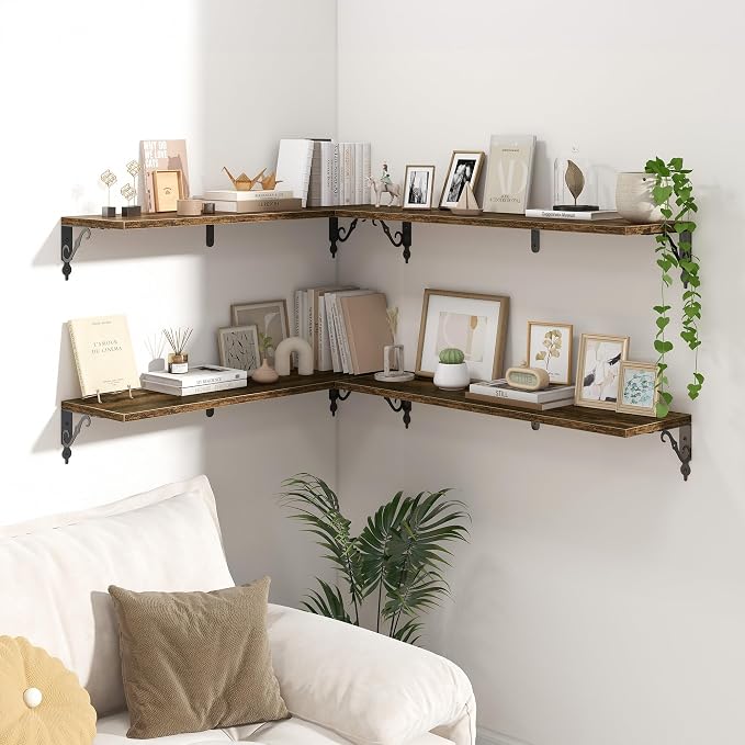 Deep Floating Shelves for Wall, 8 Inch Deep Floating Shelf - Image 5