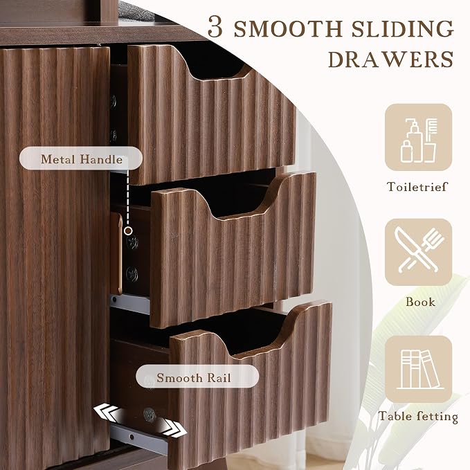 Grepatio Bathroom Storage Cabinet - Image 3