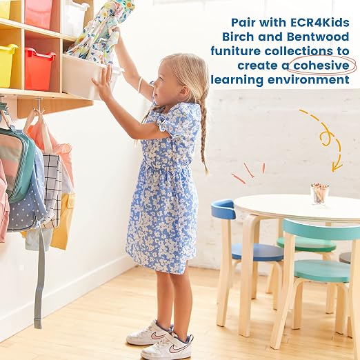 ECR4Kids 10-Section Hanging Coat Locker - Image 6