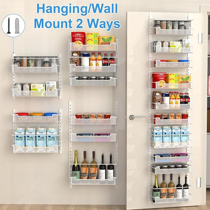 Over the Door Pantry Organizer, 10-Tier Over the Door Organizer - Image 6