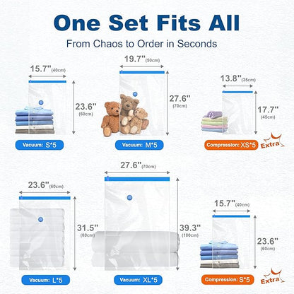 HOUSE DAY 30 Pack Vacuum Storage Bags - Image 6