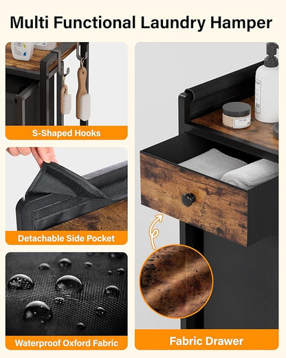 Laundry Sorter 4 Section: Laundry Hamper Basket - Image 3