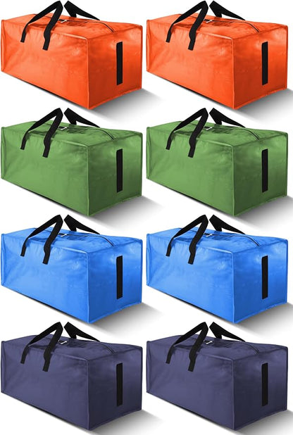 8 Pack Large Strong Moving Bags by HOMESURE