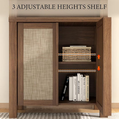 Yechen Arched Bookcase, 70.5" Tall Bookcase - Image 5