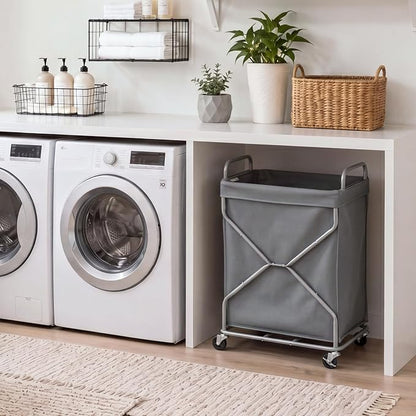 StorageWorks Laundry Basket, Rolling Hamper - Image 7
