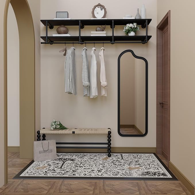 Wall Mounted Clothes Rack 12 Inch Deep, 72 Inch Heavy Duty Garment Rack - Image 6