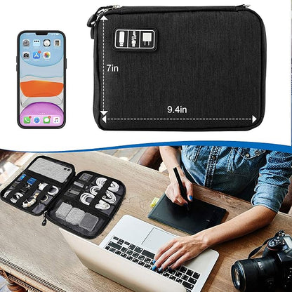 Travel Cable Organizer Bag Waterproof Portable Electronic Accessories Organizer - Image 5