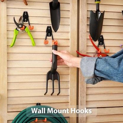 Garage Hooks with Anti-Slip Coating, Heavy Duty Wall Mount Storage Hooks - Image 3