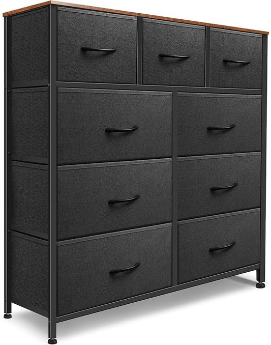 Dresser for Bedroom with 9 Drawers, Chest of Drawers, Storage Drawers Organizer by Sonharlar