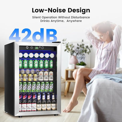 145 Can Beverage Refrigerator Cooler - Image 7