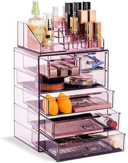 Sorbus Clear Cosmetic Makeup Organizer by Sorbus