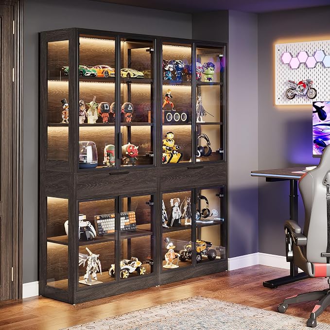 Tribesigns 71-inch Tall Display Cabinet - Image 9