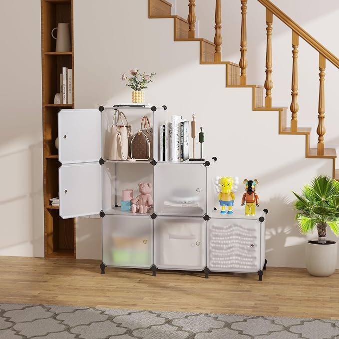 Cube Storage Organizer, 6-Cube Shelves Unit - Image 5