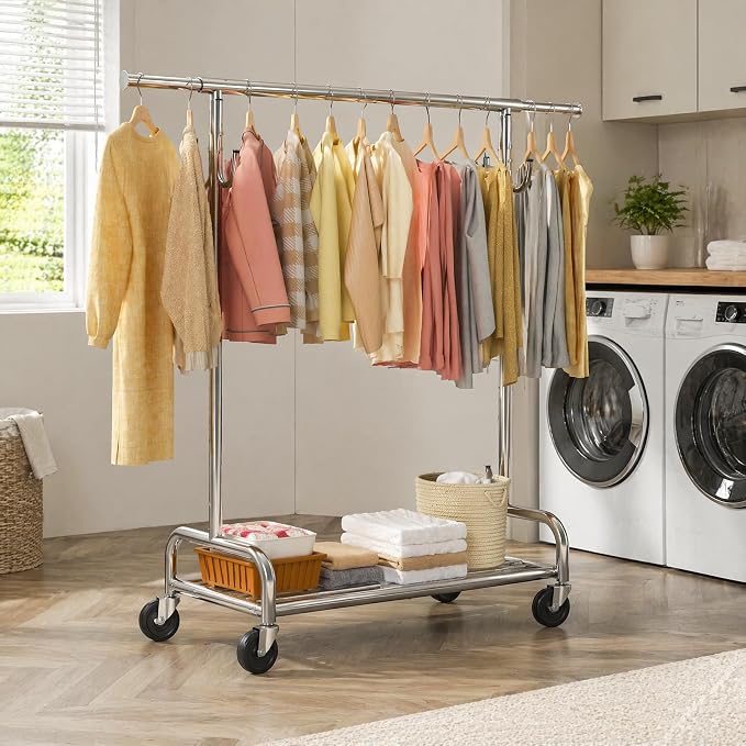 GRANNY SAYS Heavy Duty Clothes Rack 75" Wide Clothing Rack - Image 7