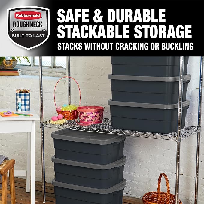 Rubbermaid 6-Pack Totes for Storage - Image 6