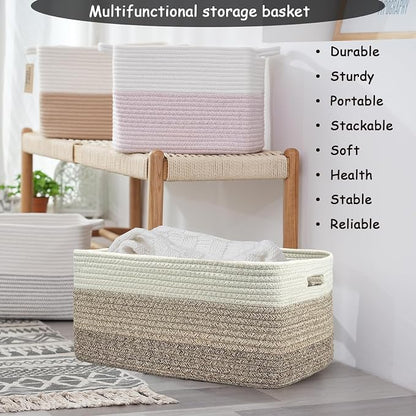COMFY-HOMI 2 pcs Large Storage Baskets - Image 5