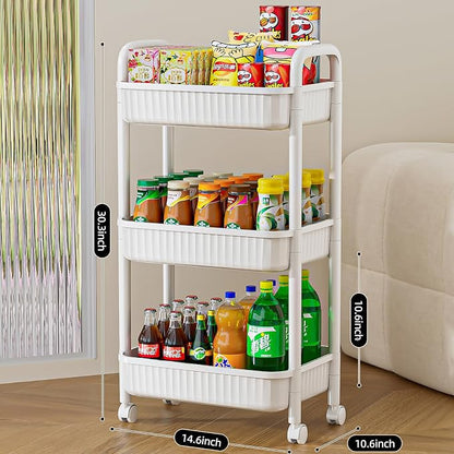 JOYZAN 3 Tier Rolling Carts - Image 6