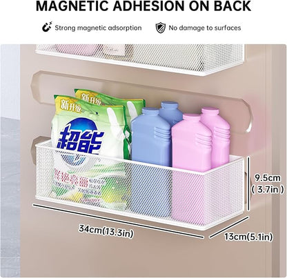Magnetic Shelf for Washing Machine, Washer Dryer Shelf, Magnetic Lint Bin for - Image 3