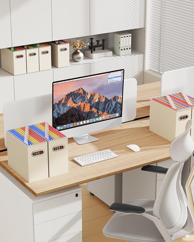 Portable Collapsible Cardboard File Box - Image 3