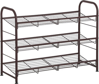 SONGMICS Shoe Rack, 3 Tier Shoe Organizer by Unknown