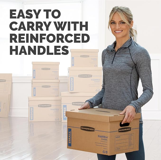 Bankers Box 10-Pack Small Classic Moving Boxes - Image 4