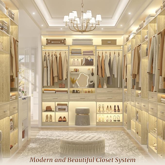Unikito 25” W x 80'' H Closet System Organizer - Image 5