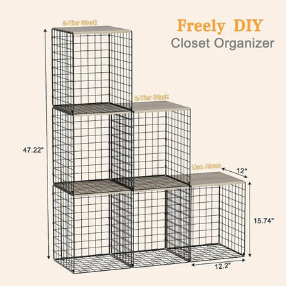 3-Pack Taller Closet Organizers and Storage - Image 3