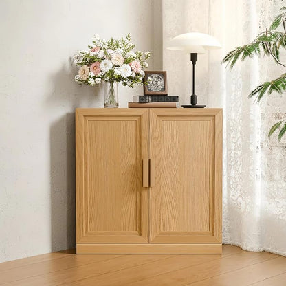 Casaphoria Farmhouse Corner Cabinet, Wooden Corner Storage Cabinet by Casaphoria