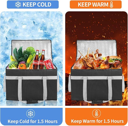 XXXL 2 Pack Insulated Food Delivery Bag - Image 3