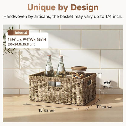 StorageWorks Large Wicker Baskets - Image 3
