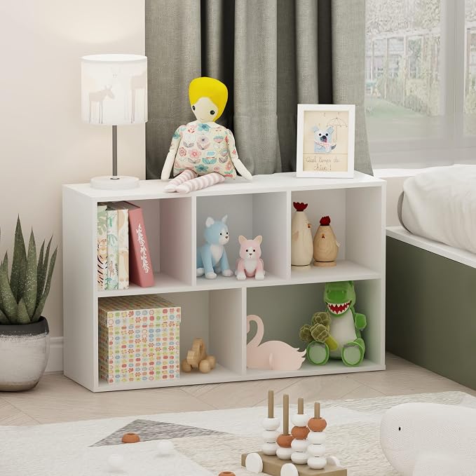 Furinno Luder 5-Cube No Tool Assembly Open Shelf - Image 2