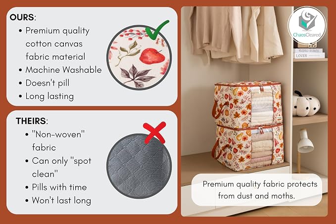 Canvas Storage Bags 2 Pack - Image 4