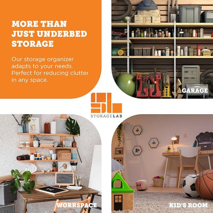 storageLAB Under Bed Storage Containers, Closet Organizers - Image 6