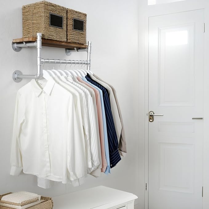 WEBI Wall Mounted Clothes Rack - Image 3